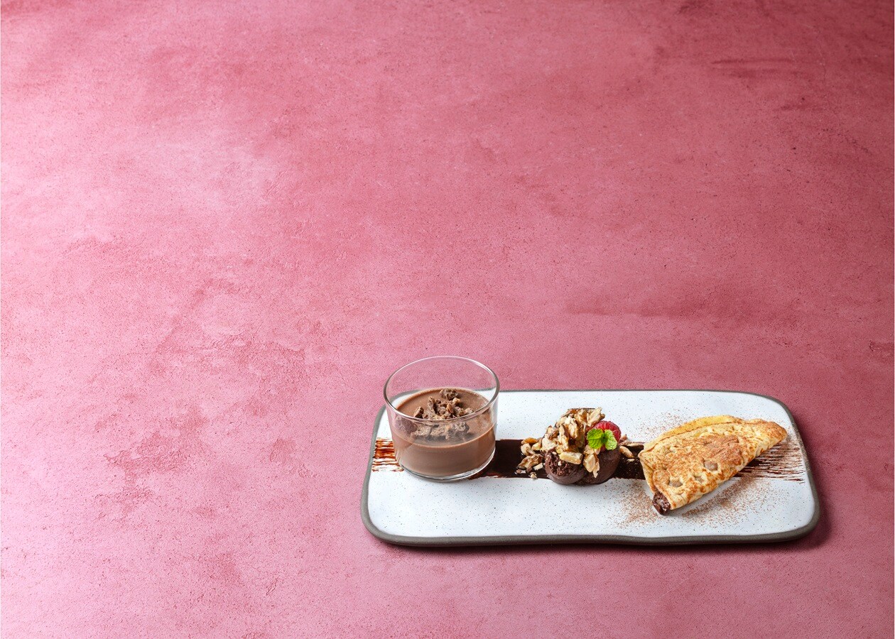 Chocoólico de Crepe com Mousse e Pannacotta de Chocolate – - Receita