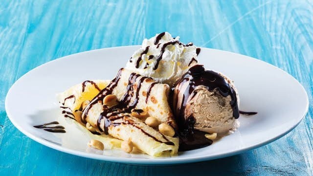 Crepe de Chocolate e Doce de Leite