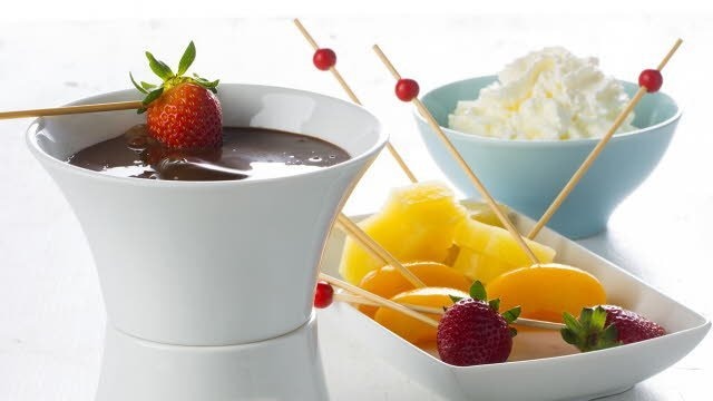 Fondue de Chocolate com Fruta