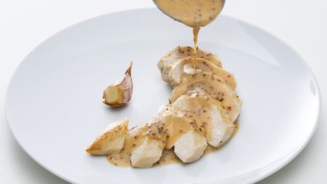 Peito de Frango com Molho Mostarda