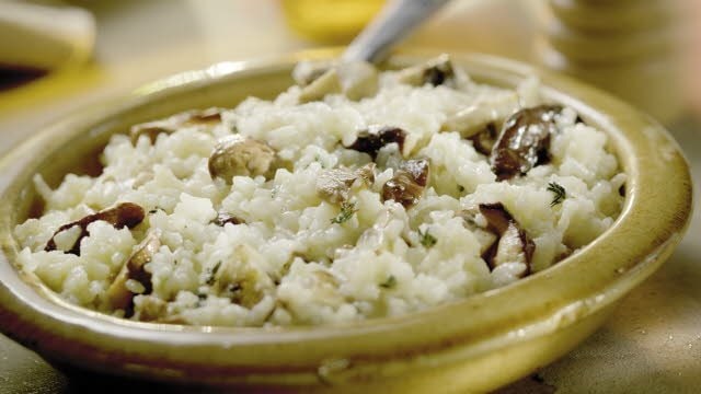 Receita de Risotto de Cogumelos