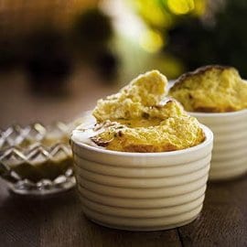 Soufflé de peixe e camarão