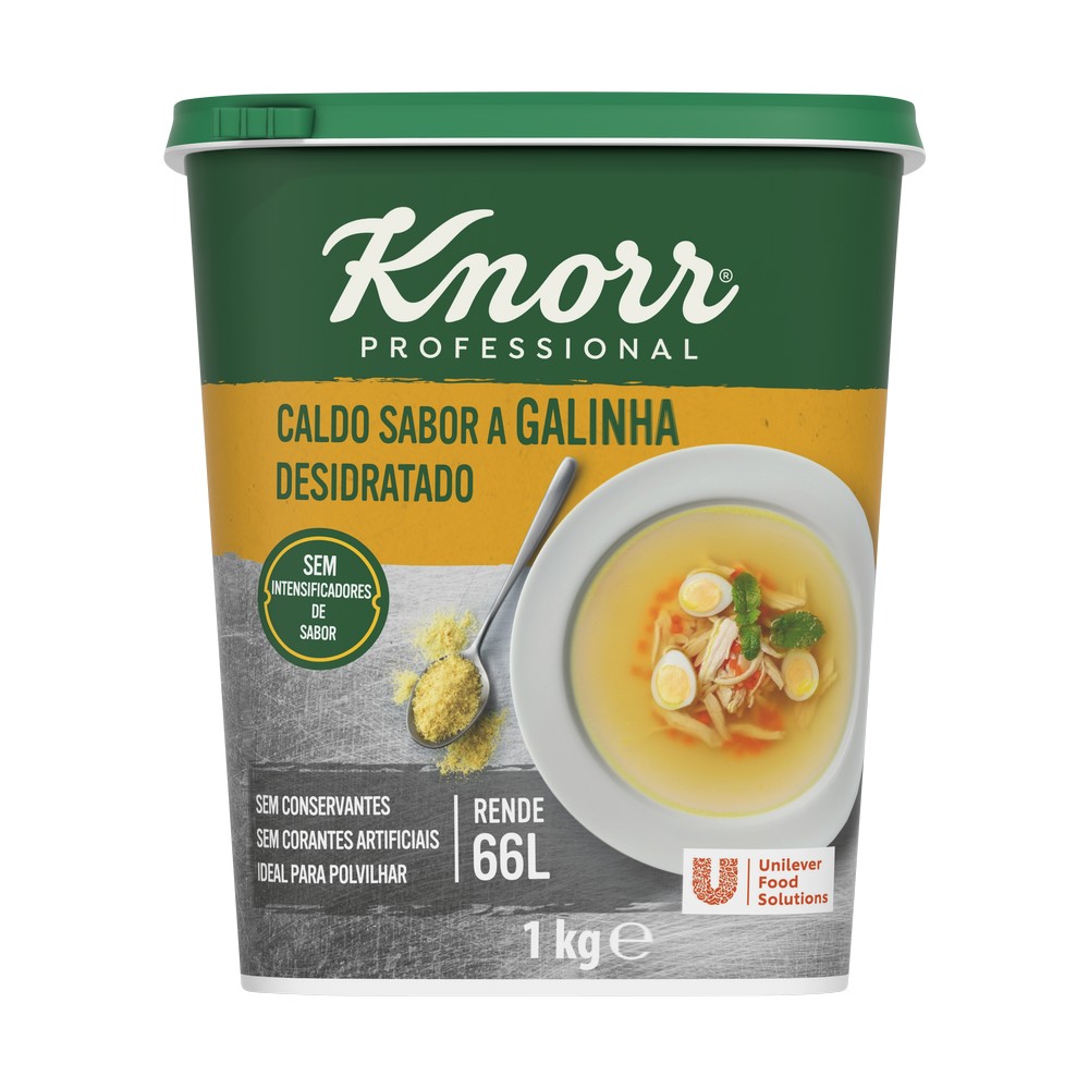 Knorr 1-2-3 caldo desidratado Galinha 1Kg - 
