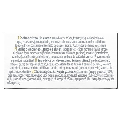 Carte D’Or topping líquido Morango 1Kg - 