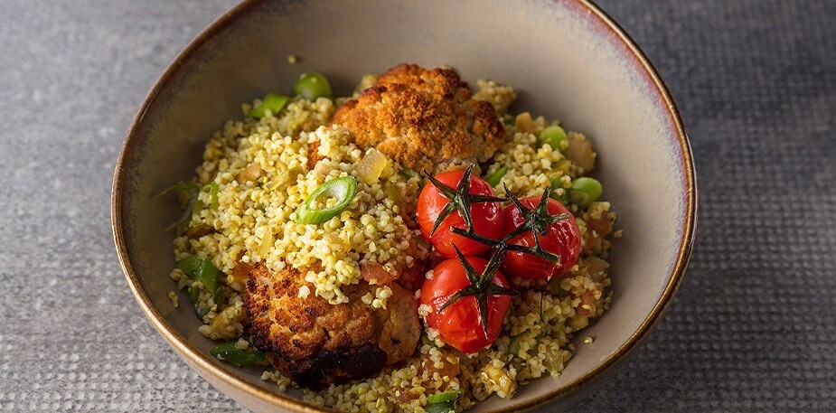 Descubra os benefícios das inovações Knorr Profissional Quinoa e Bulgur