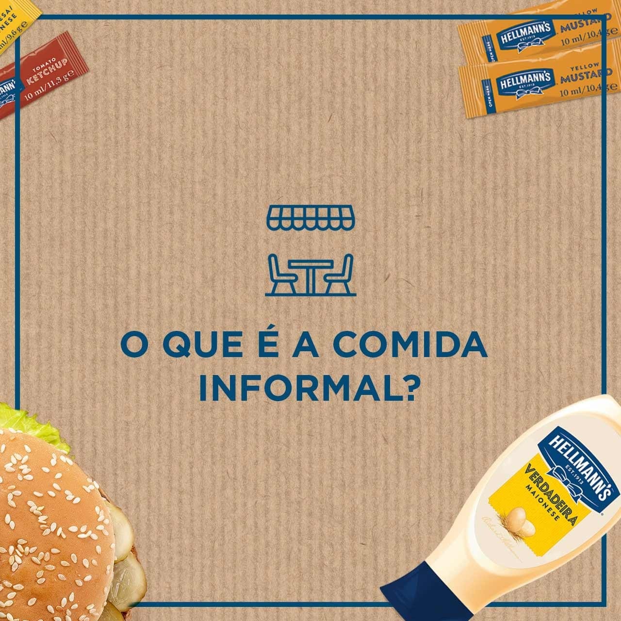 hellmann's e o que é a comida informal