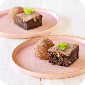 Frutos Secos e Gelado de Chocolate 