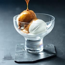 Gelado de Nata com Baba de Camelo